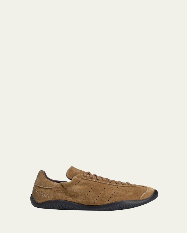 Low Profile Suede Sneakers